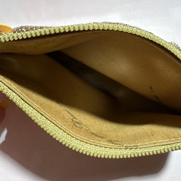 Vintage Whiting & Davis Gold Tone Coin / Makeup Purse Bag Timeless Style Classy - Picture 8 of 12